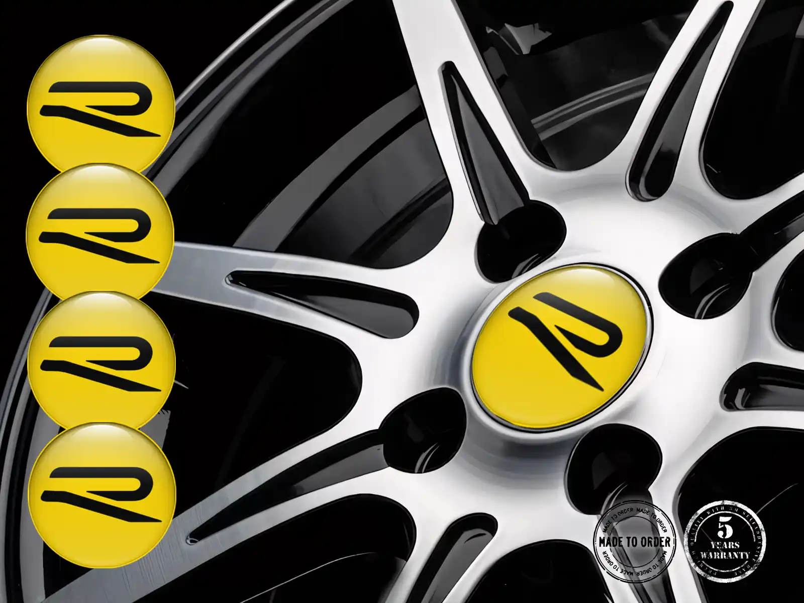 VW Wheel Stickers Logo High-Quality Epoxy Edition